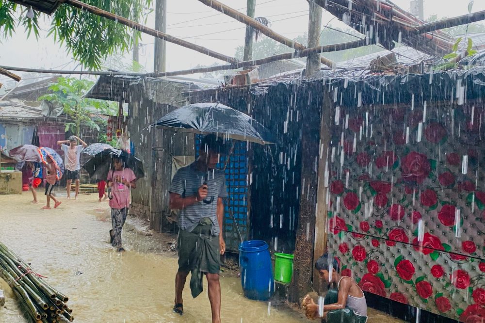 Monsoon Landslides Kill 8 Rohingya Refugees in Bangladesh, 13 Dead in India