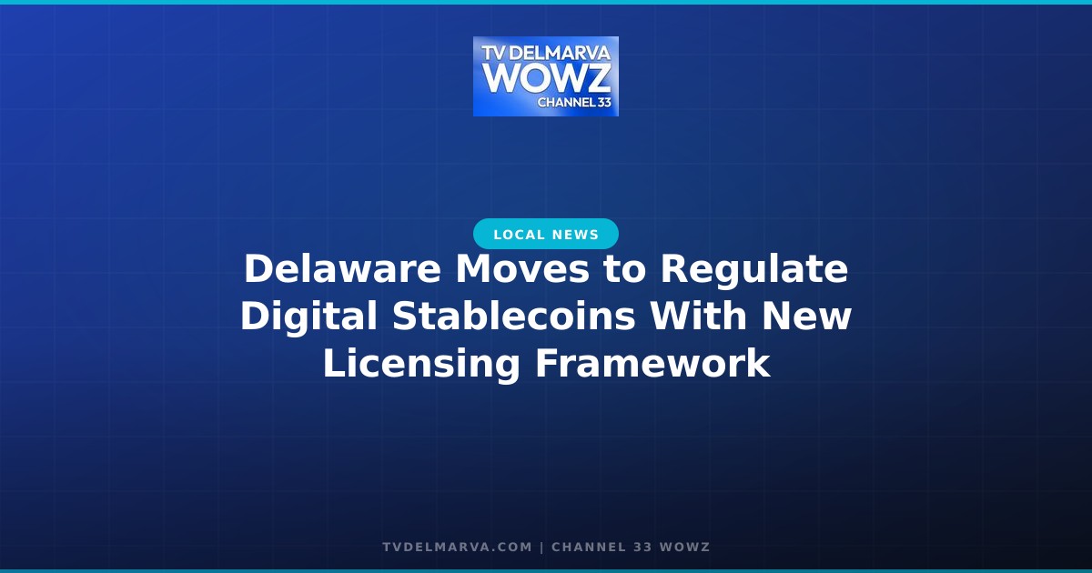 Delaware Moves to Regulate Digital Stablecoins With New Licensing Framework