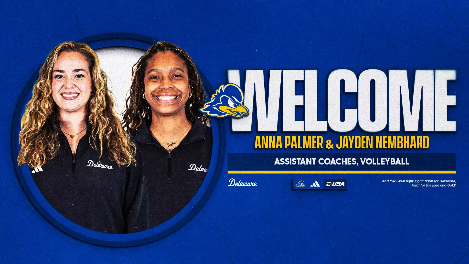 University of Delaware Volleyball Adds Two New Assistant Coaches