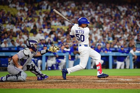 Mookie Betts’ Clutch Single Lifts Dodgers to Series Win Over Rockies