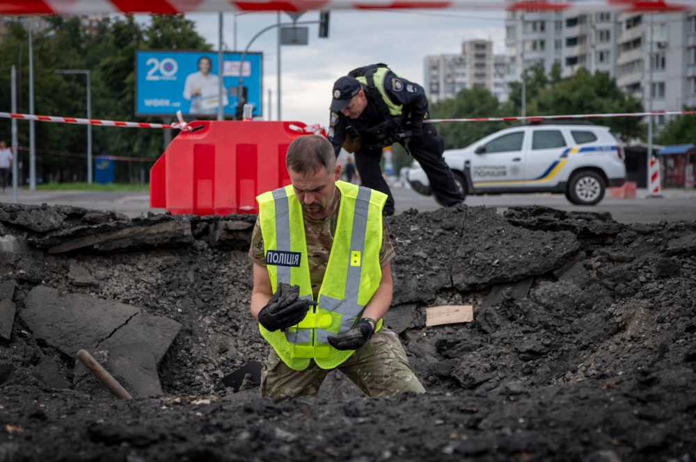 11 Hurt in Russian Overnight Missile and Drone Barrage on Kyiv