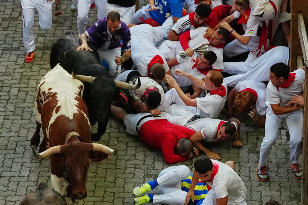 Two Injured by Bull Gorings as Spain’s San Fermin Festival Wraps Up