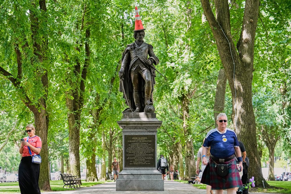 Orange Traffic Cone Gets VIP Welcome in Boston After World Cup Friendship with Scotland