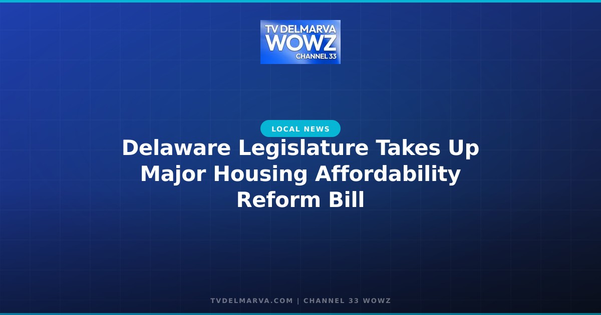 Delaware Legislature Takes Up Major Housing Affordability Reform Bill