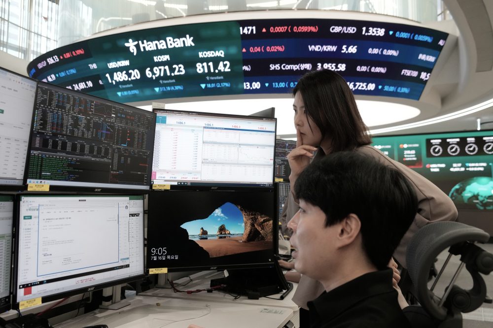 Asian Markets Mostly Fall as South Korea’s Kospi Tumbles 6.6%; Oil Prices Dip