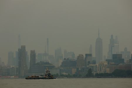Wildfire Smoke Chokes New York Ahead of World Cup Final, But Relief Is Coming