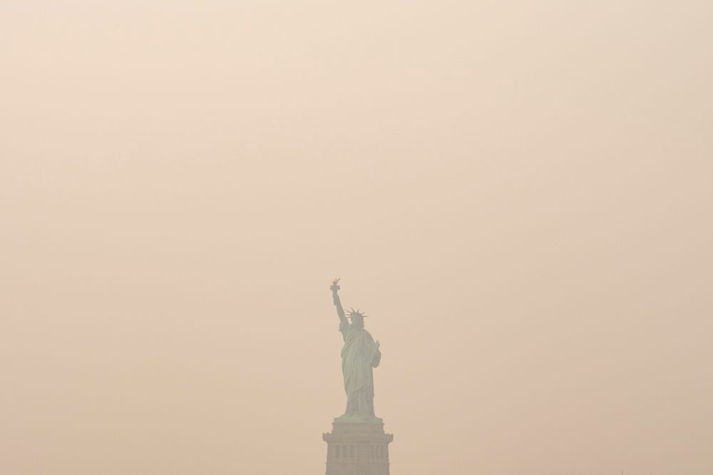 Wildfire Smoke Blankets Skies from Great Lakes to East Coast