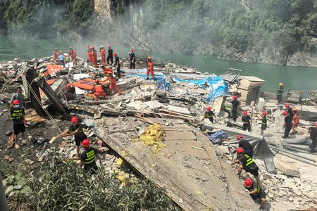 Landslide Buries Residents in Chongqing, China During Evacuation