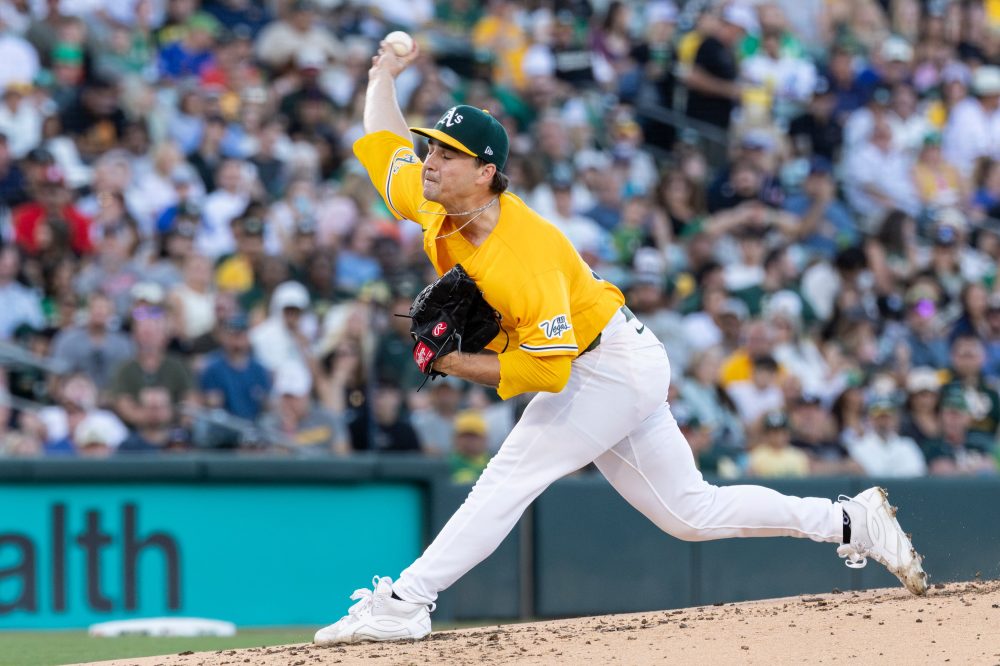 A’s Pitcher J.T. Ginn Falls Just Short of No-Hitter Against Nationals in 7th