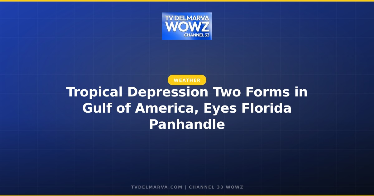 Tropical Depression Two Forms in Gulf of America, Eyes Florida Panhandle