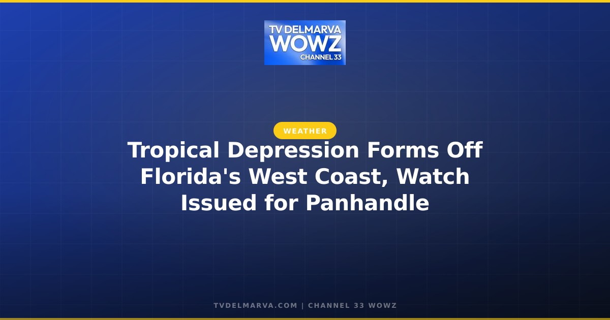 Tropical Depression Forms Off Florida’s West Coast, Watch Issued for Panhandle