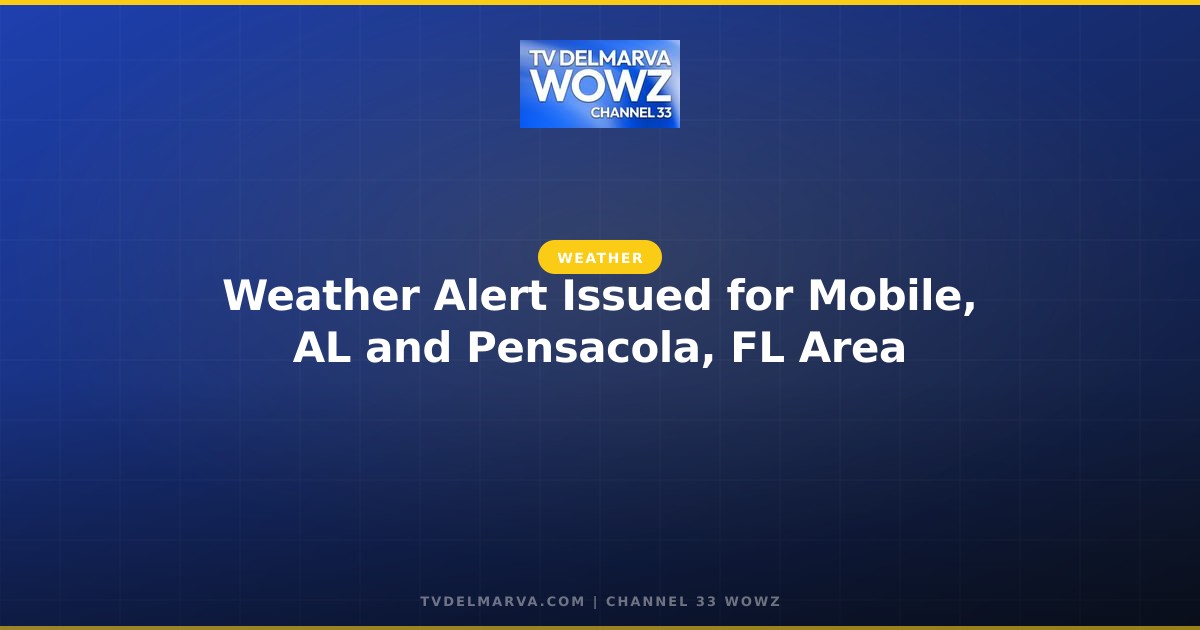 Weather Alert Issued for Mobile, AL and Pensacola, FL Area