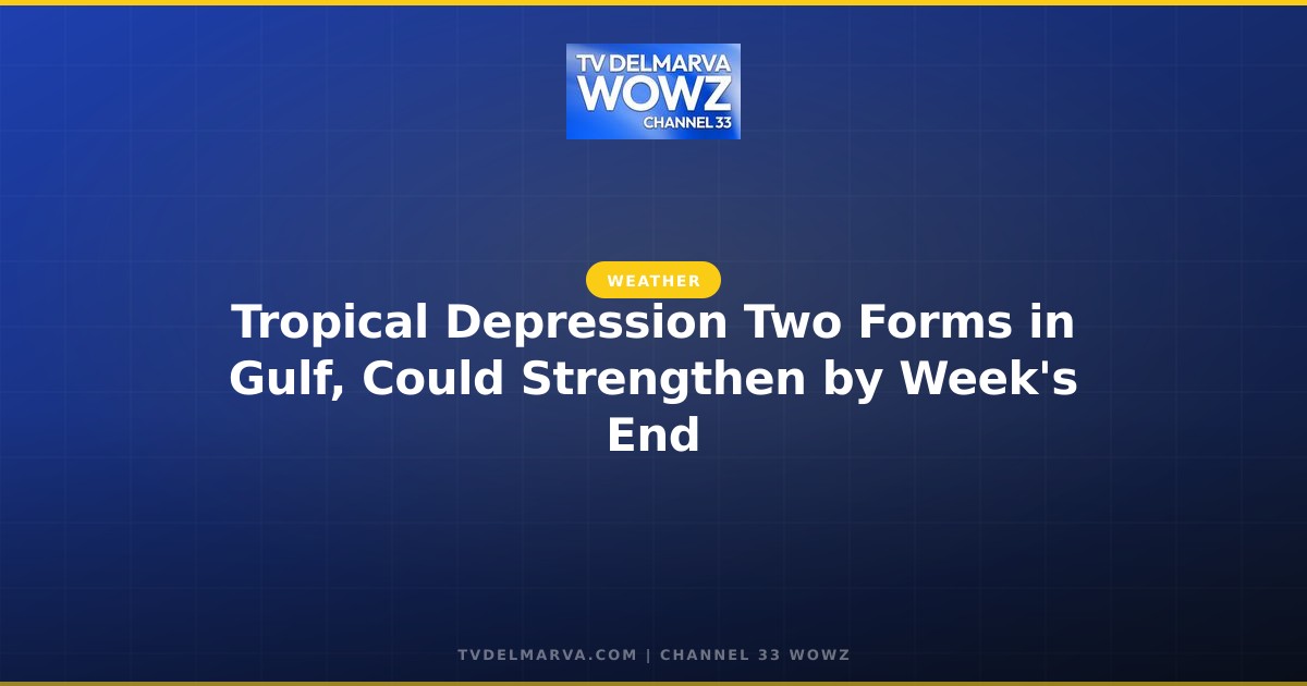 Tropical Depression Two Forms in Gulf, Could Strengthen by Week’s End