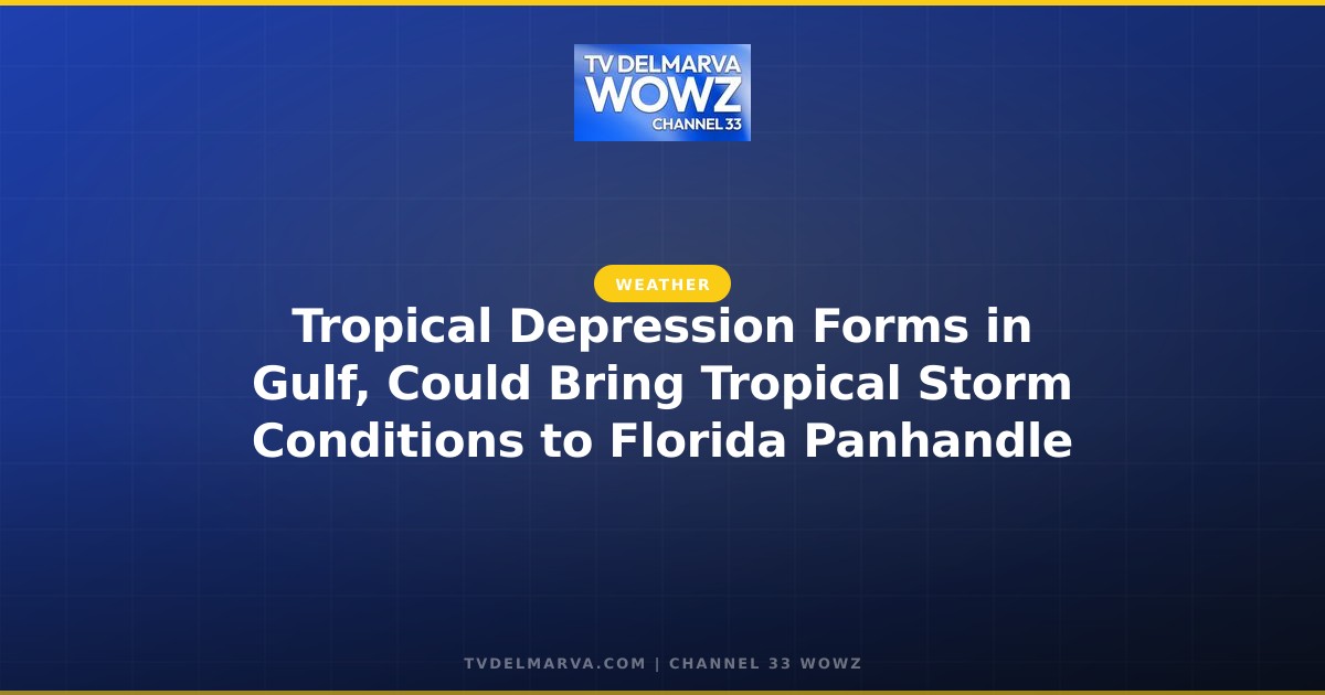 Tropical Depression Forms in Gulf, Could Bring Tropical Storm Conditions to Florida Panhandle