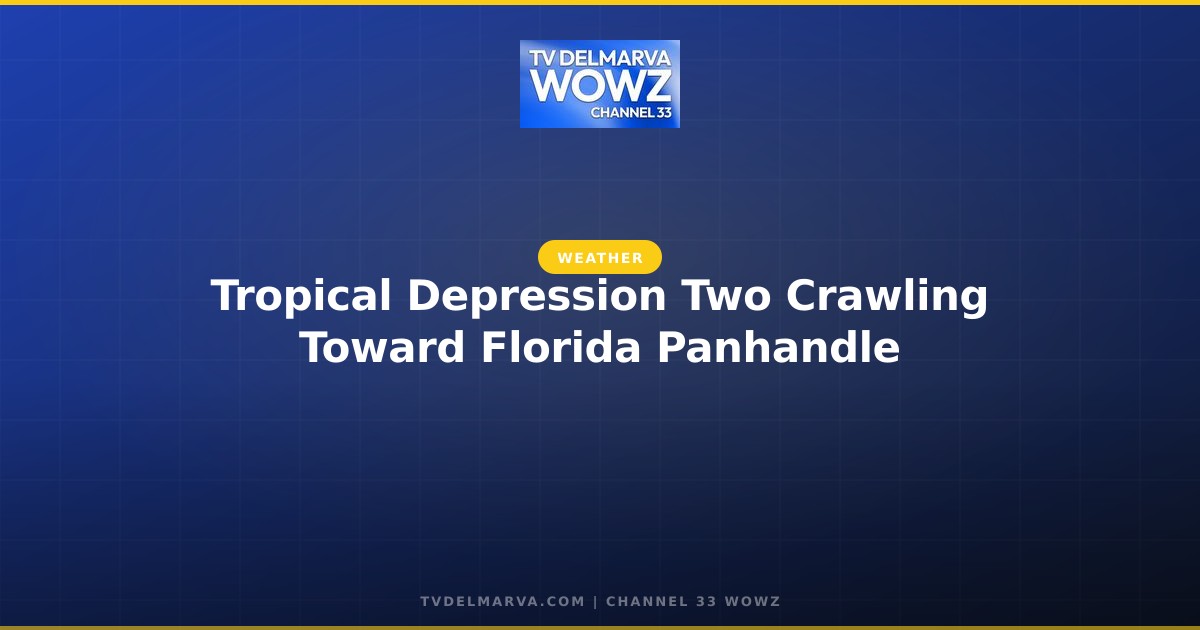 Tropical Depression Two Crawling Toward Florida Panhandle