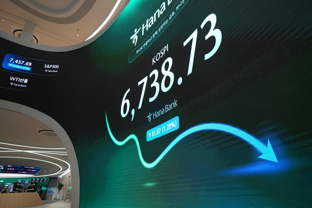 South Korea’s Kospi Plunges Nearly 5% as AI Stocks Slide and Oil Prices Surge