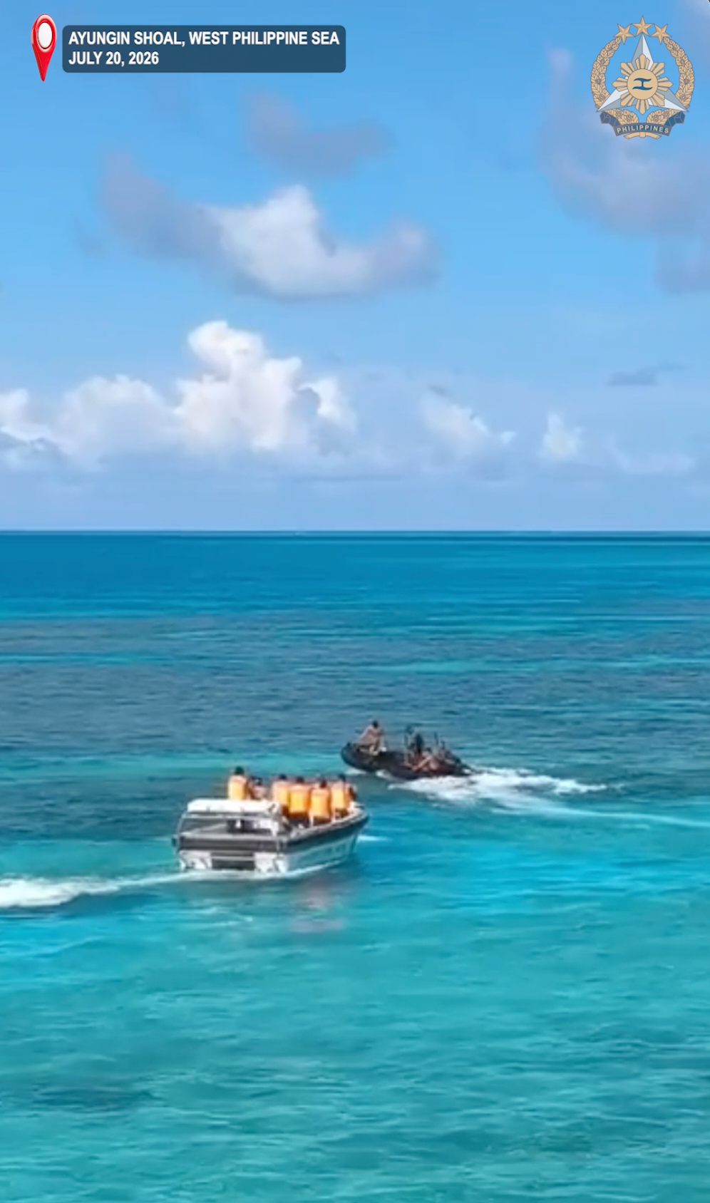 Chinese Coast Guard Attacks Filipino Sailor with Wooden Baton at Disputed Shoal