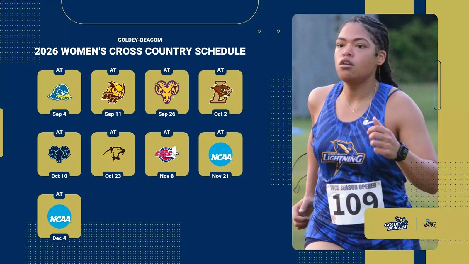 Goldey-Beacom Cross Country Program Releases 2026 Schedule