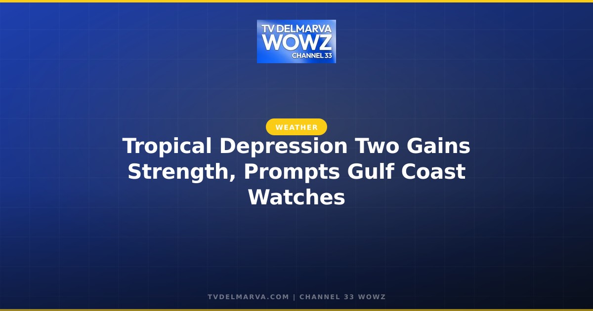 Tropical Depression Two Gains Strength, Prompts Gulf Coast Watches