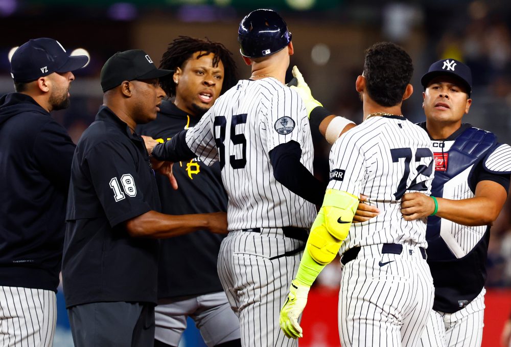 Benches Clear in Pirates-Yankees Game After Santana Confronts Caballero Over Batter’s Box Delay