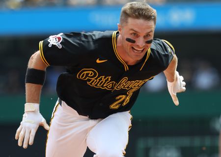 Pirates’ Jake Mangum Exits Game 2 Lineup After Fouling Ball Off Foot