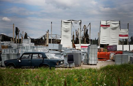 Ukrainian Drone Strike Sets Russian Retailer Wildberries Warehouse Ablaze Near St. Petersburg