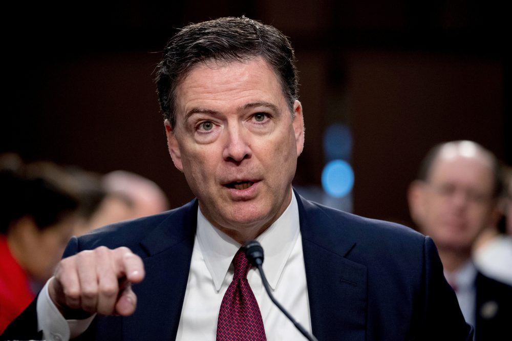 Comey Pushes to Dismiss Charges, Calls Seashell Post Protected Speech