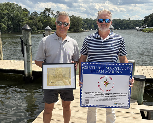 Severna Park Yacht Club Earns Maryland Clean Marina Certification